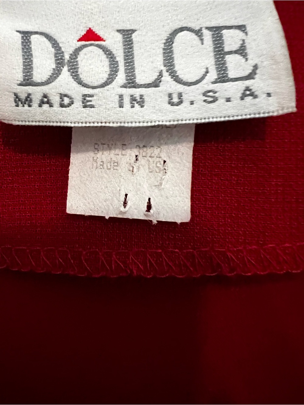 Dolce Red Embellished V-Neck Blazer - Picture 5 of 5